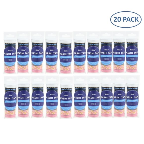 MILIKO ABSTRACTION COLLECTION WASHI TAPE SET(20PK) - Picture 1 of 5